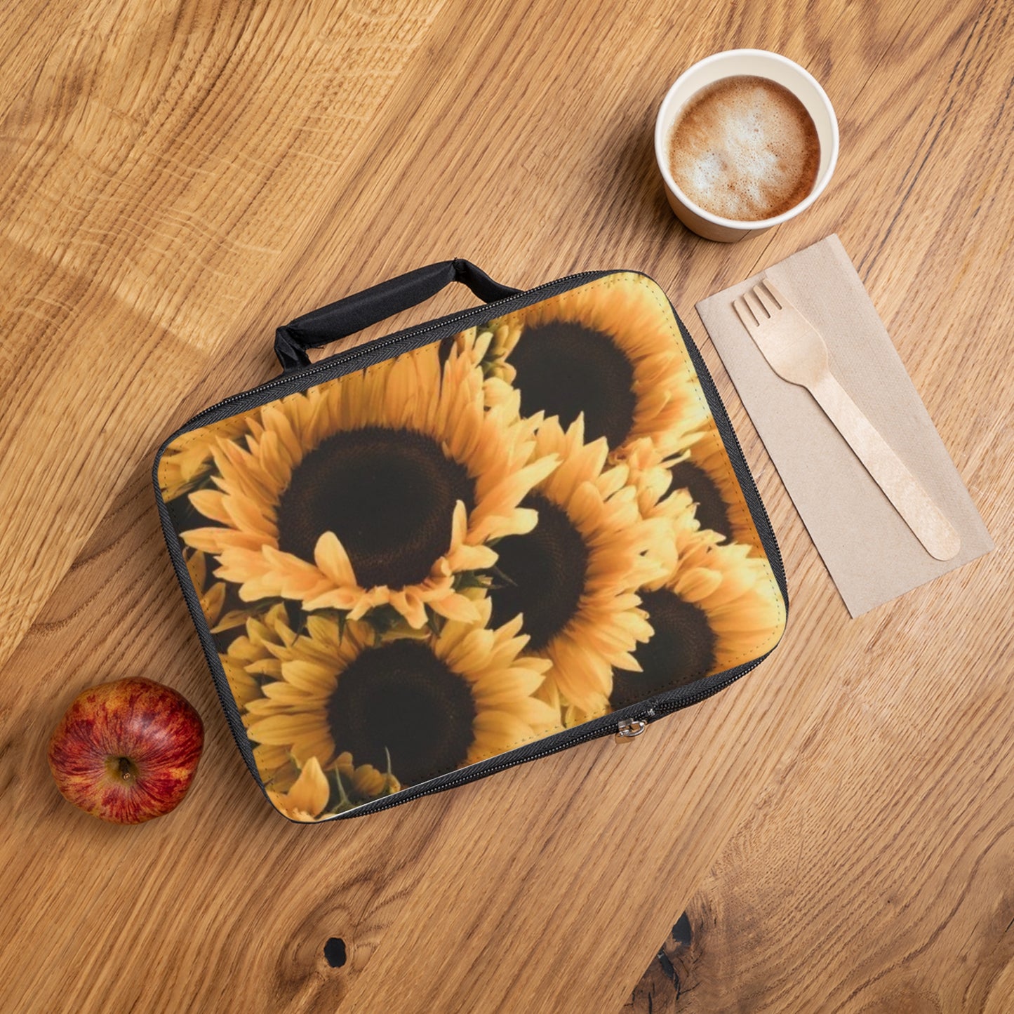 Sunflower Floral Lunch Bag – Bright & Practical