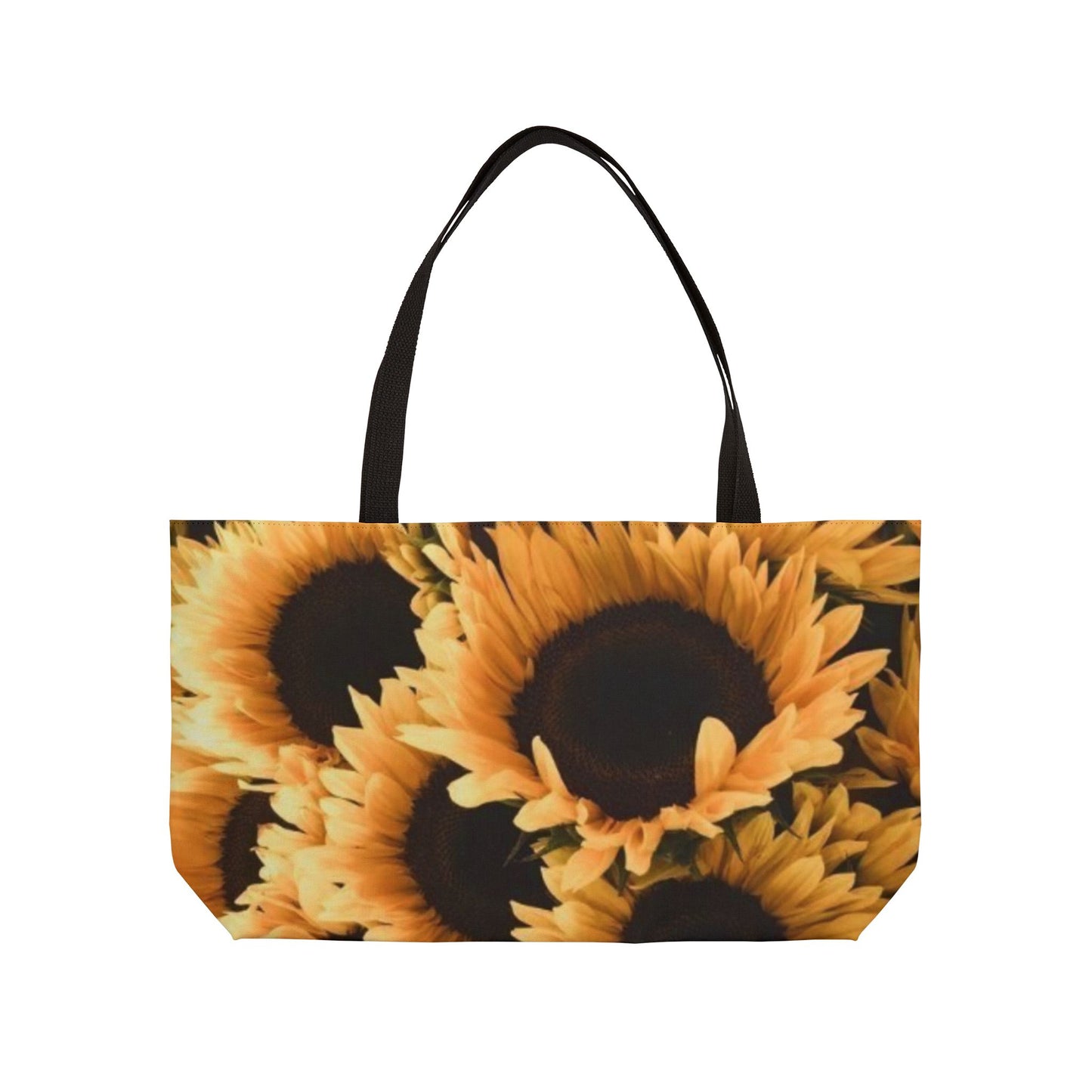 Sunflower Floral Rectangle Tote – Sunny and Spacious