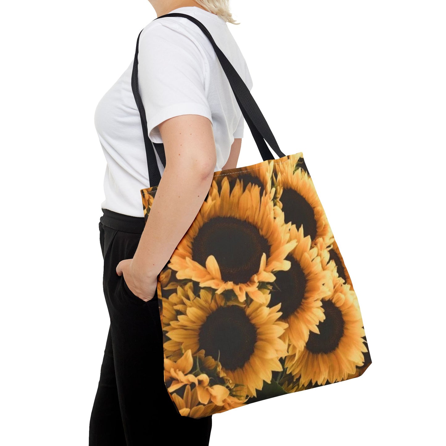 Sunflower Floral Tote Bag for Women – Bright & Cheerful