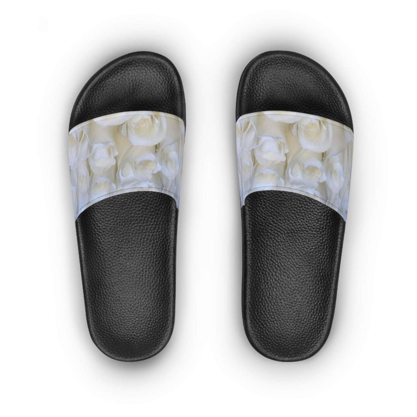 White Roses Floral Sandals – Fresh & Timeless Design