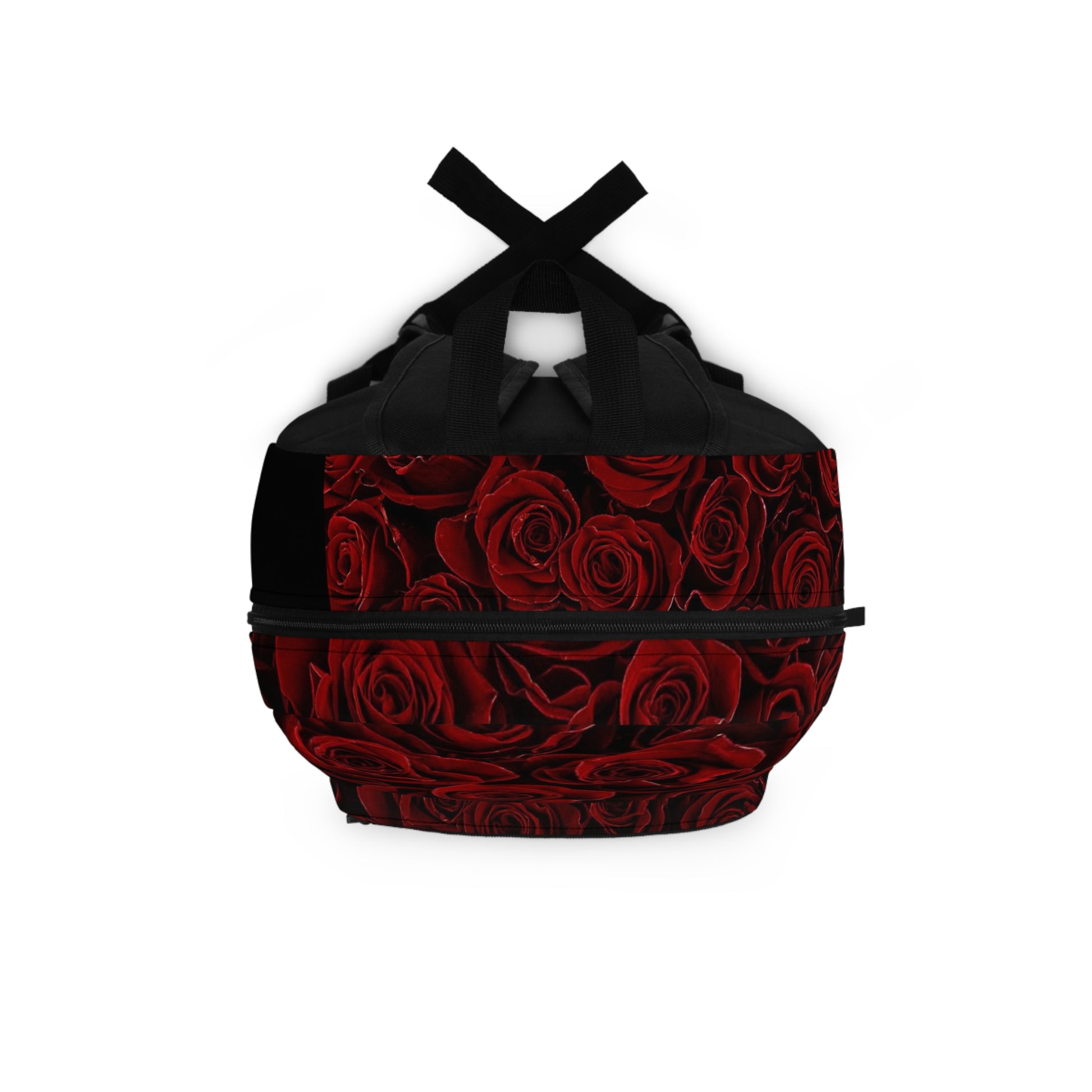 Red Roses Floral Backpack for Travel