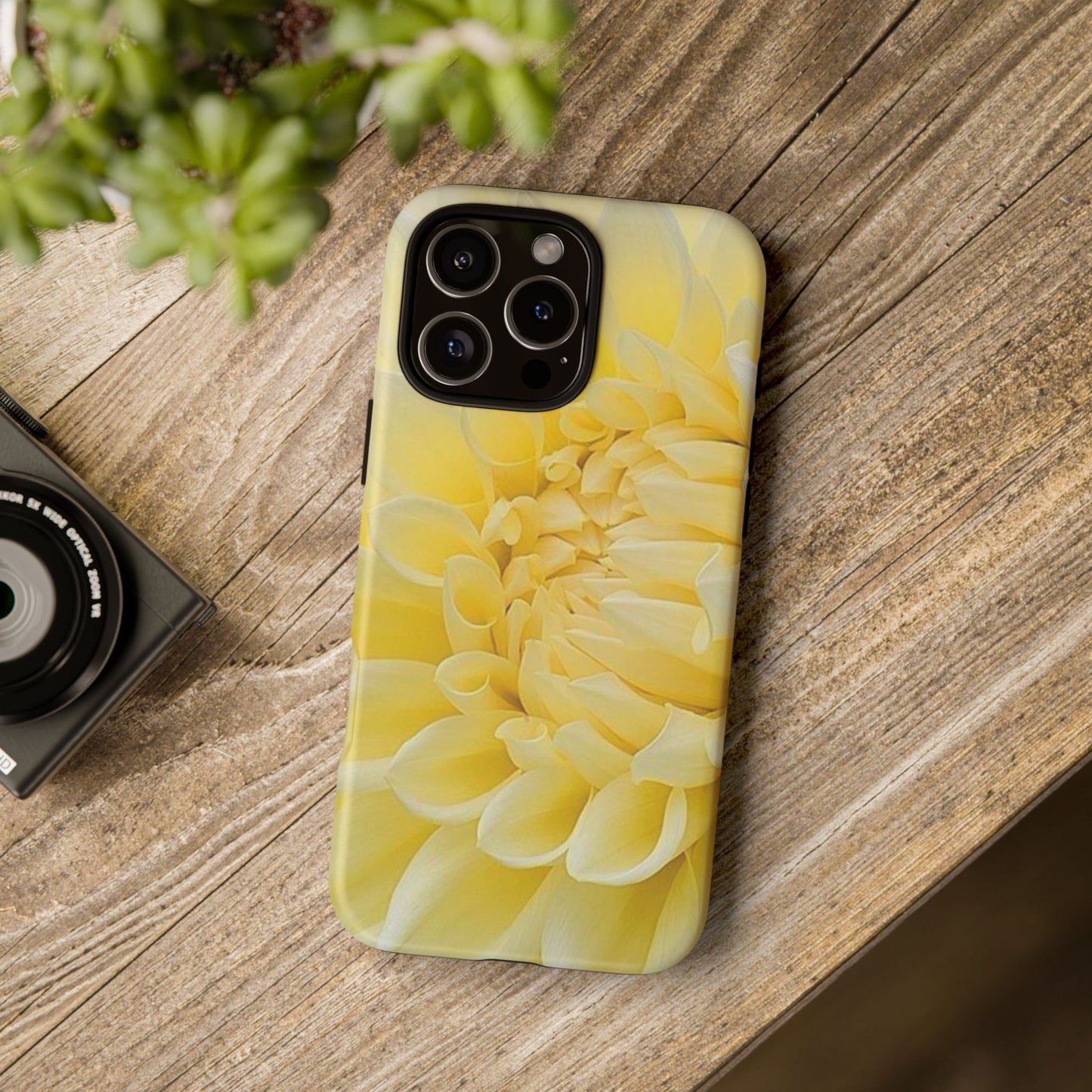 Yellow Dahlia Phone Tough Case