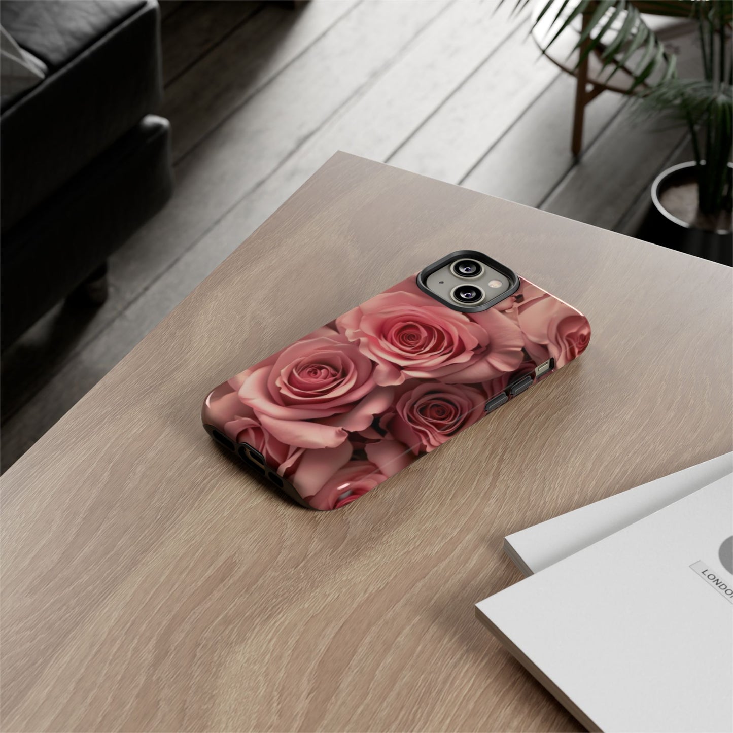 Pink Roses Tough Phone Case