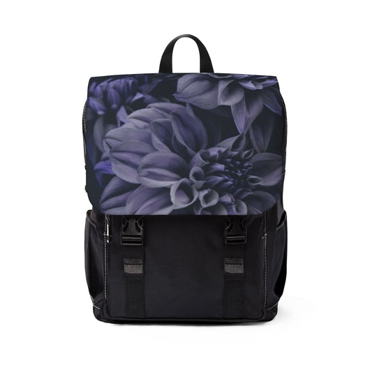 Blue Dahlia Flap Backpack