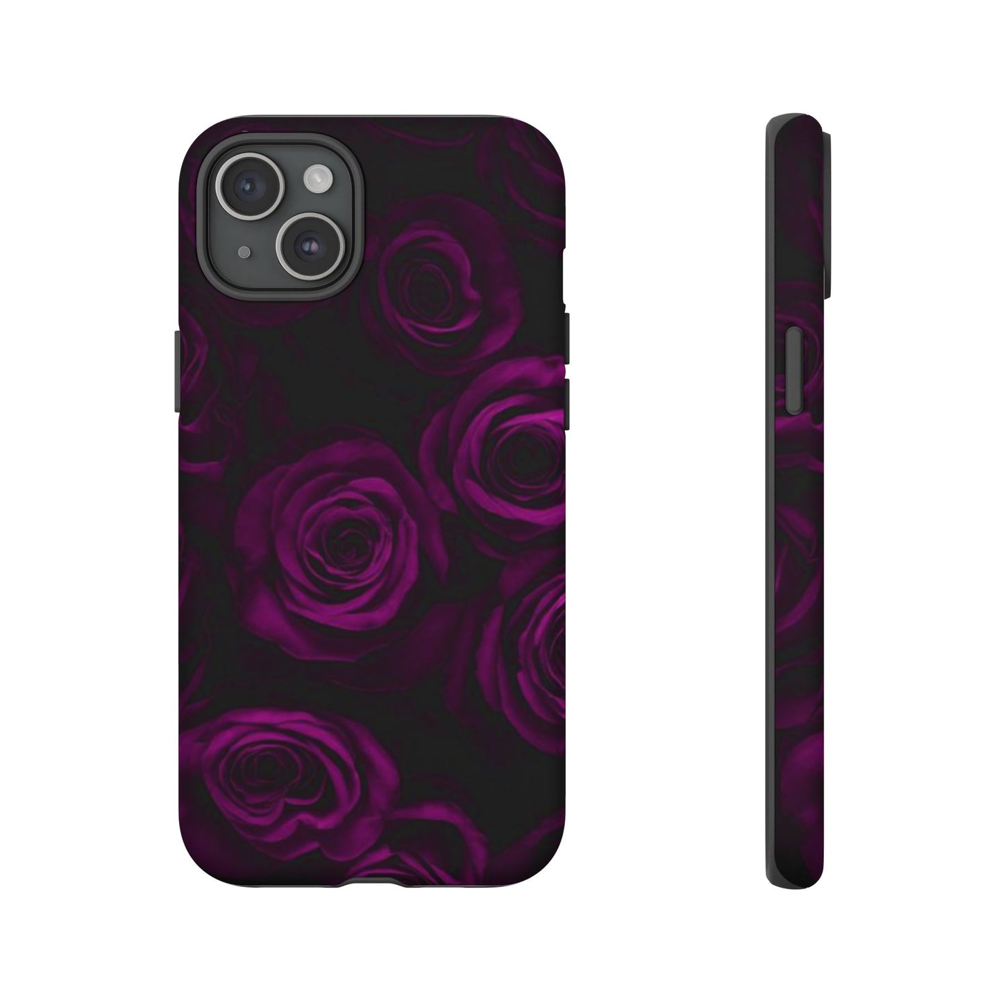 Dark Purple Roses Phone Tough Case