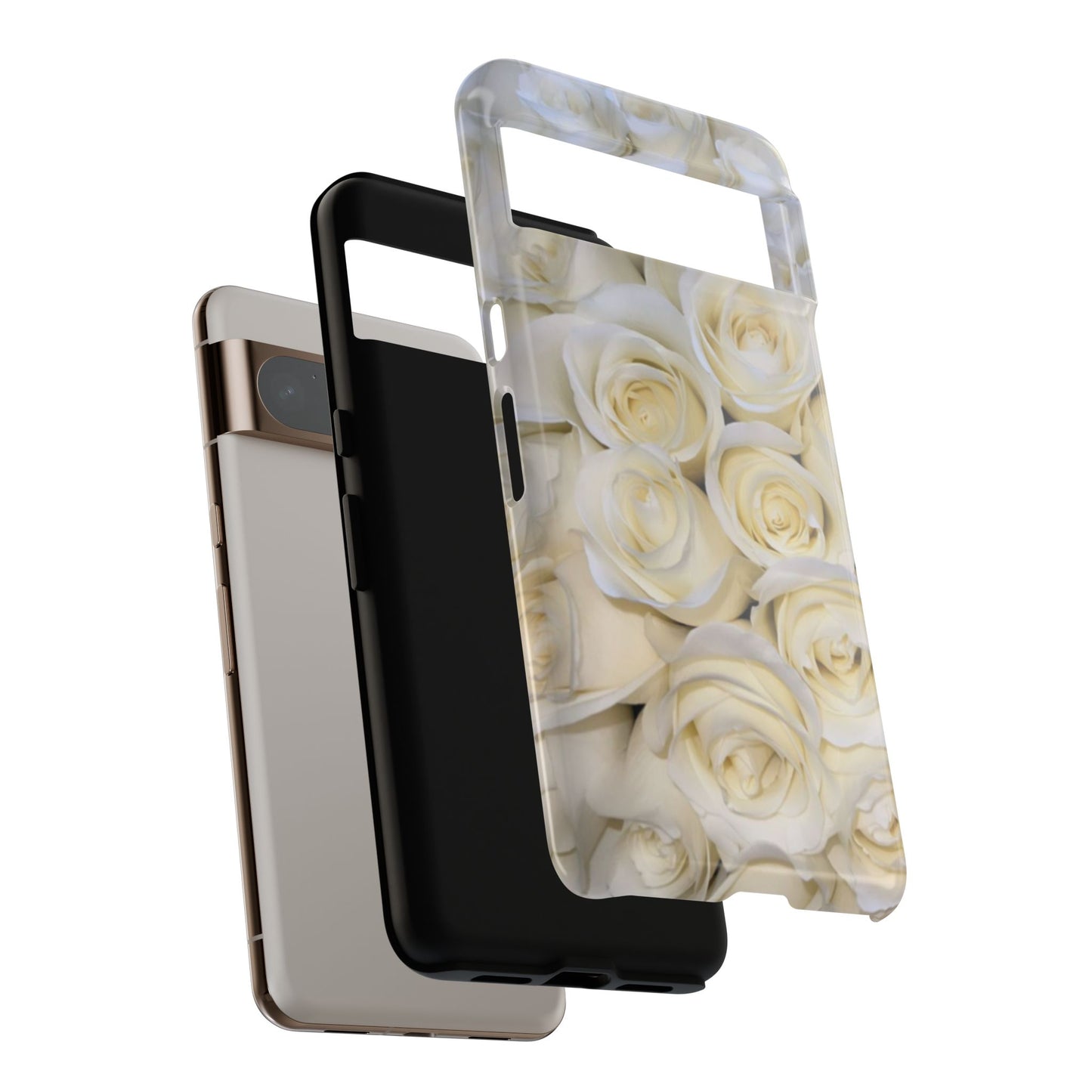 White Roses Tough Phone Case