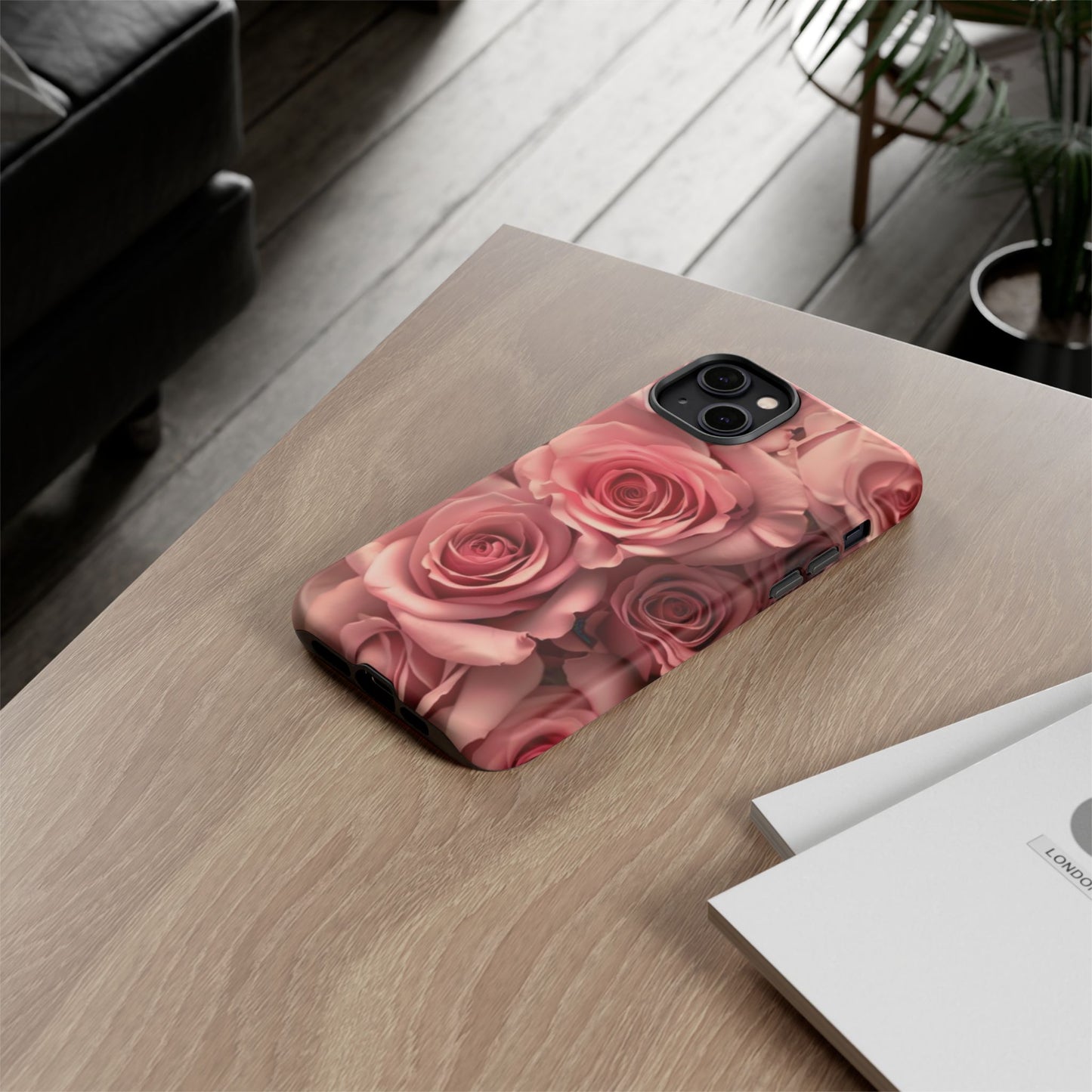 Pink Roses Tough Phone Case