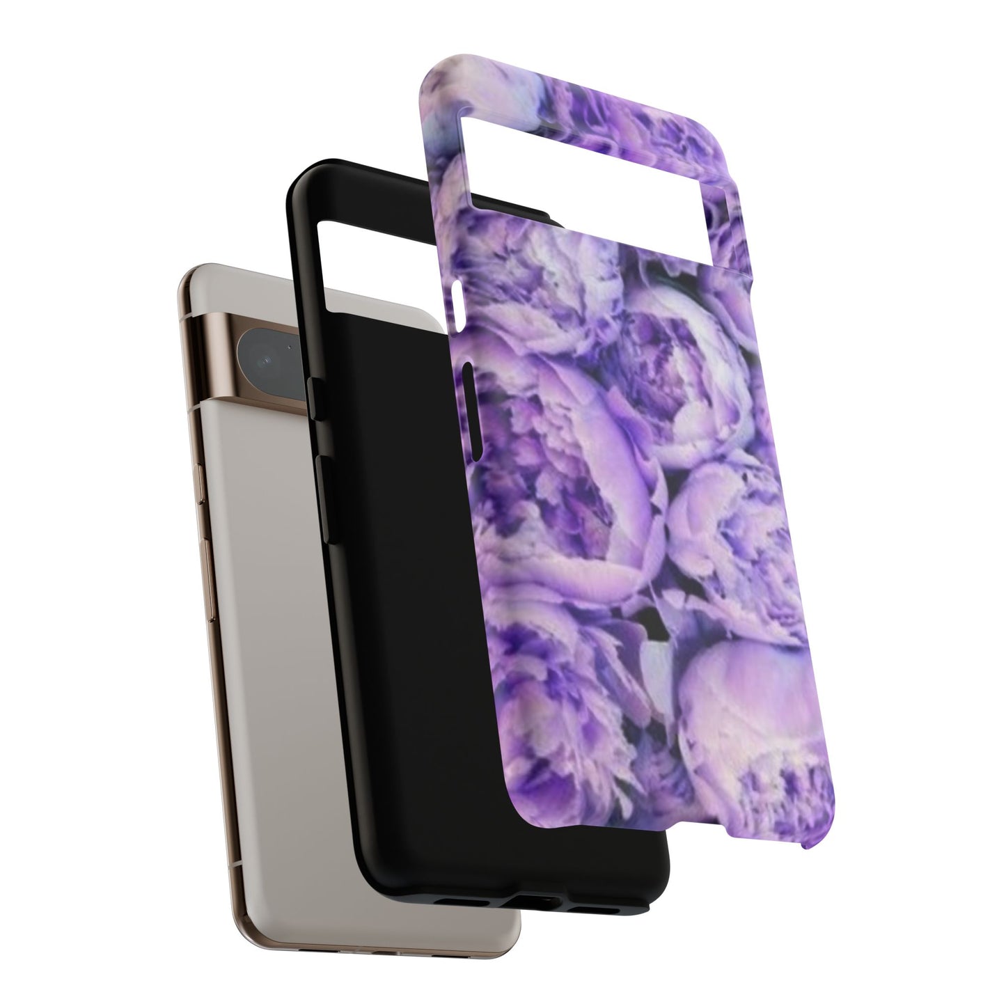 Purple Peony Tough Phone Case