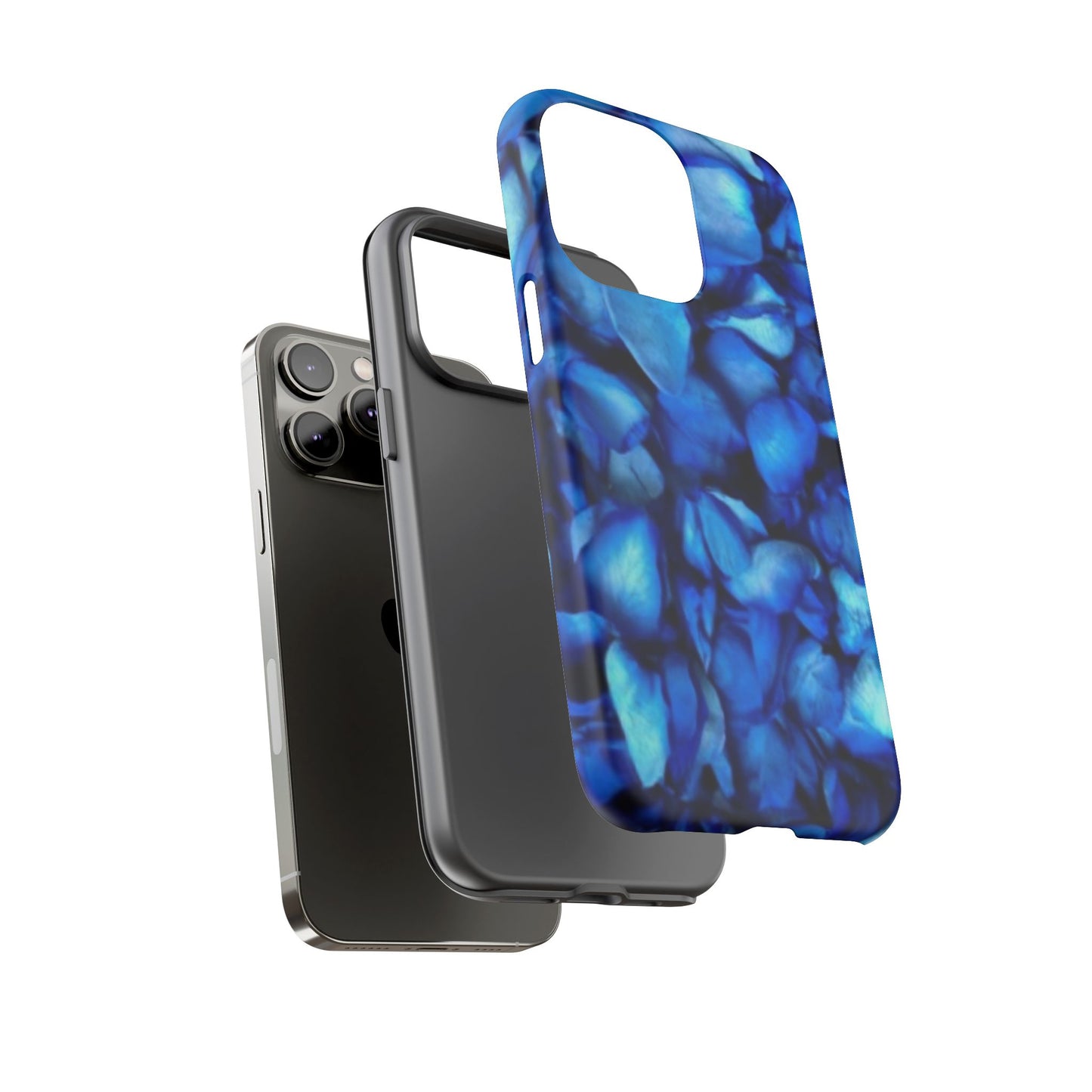 Blue Petals Tough Phone Case