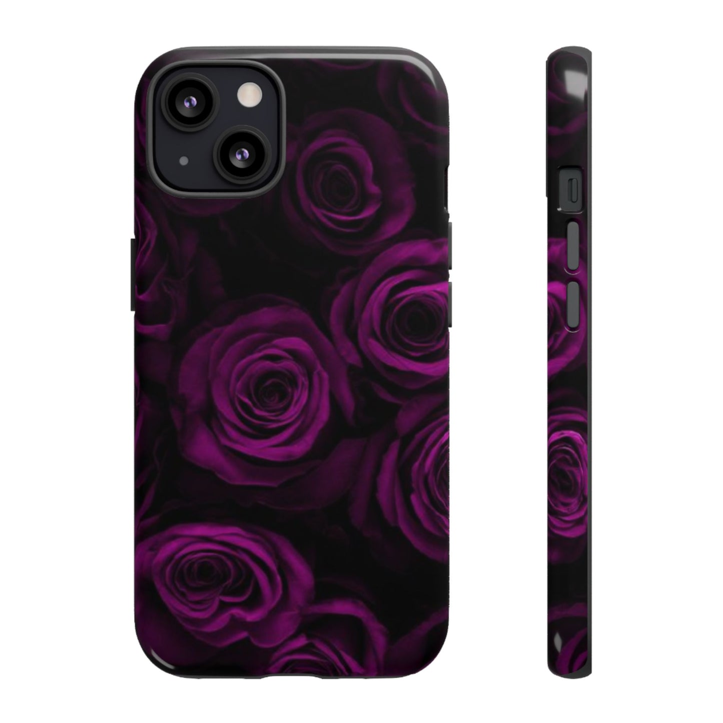 Dark Purple Roses Phone Tough Case