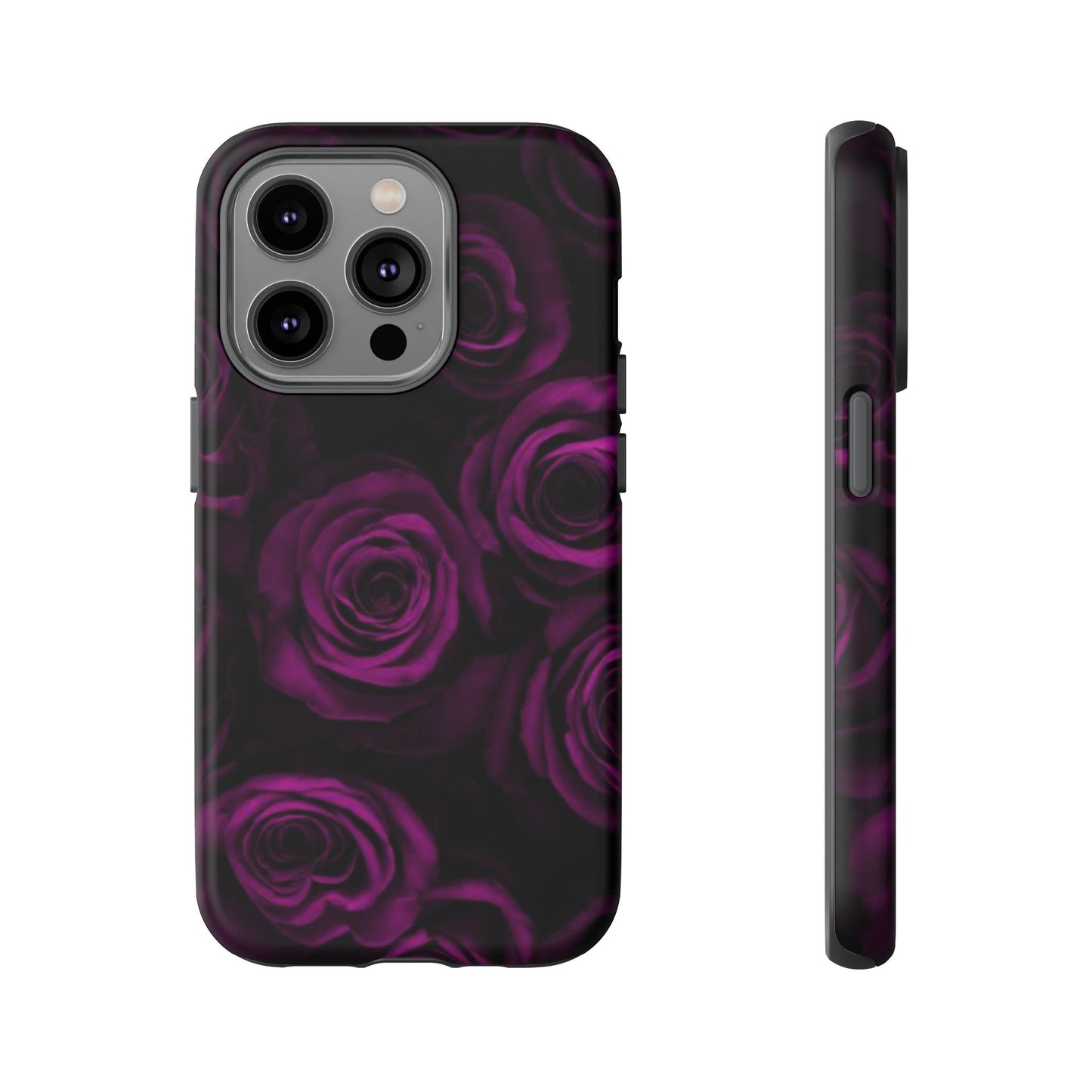 Dark Purple Roses Phone Tough Case