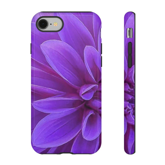 Purple Dahlia Tough Phone Case