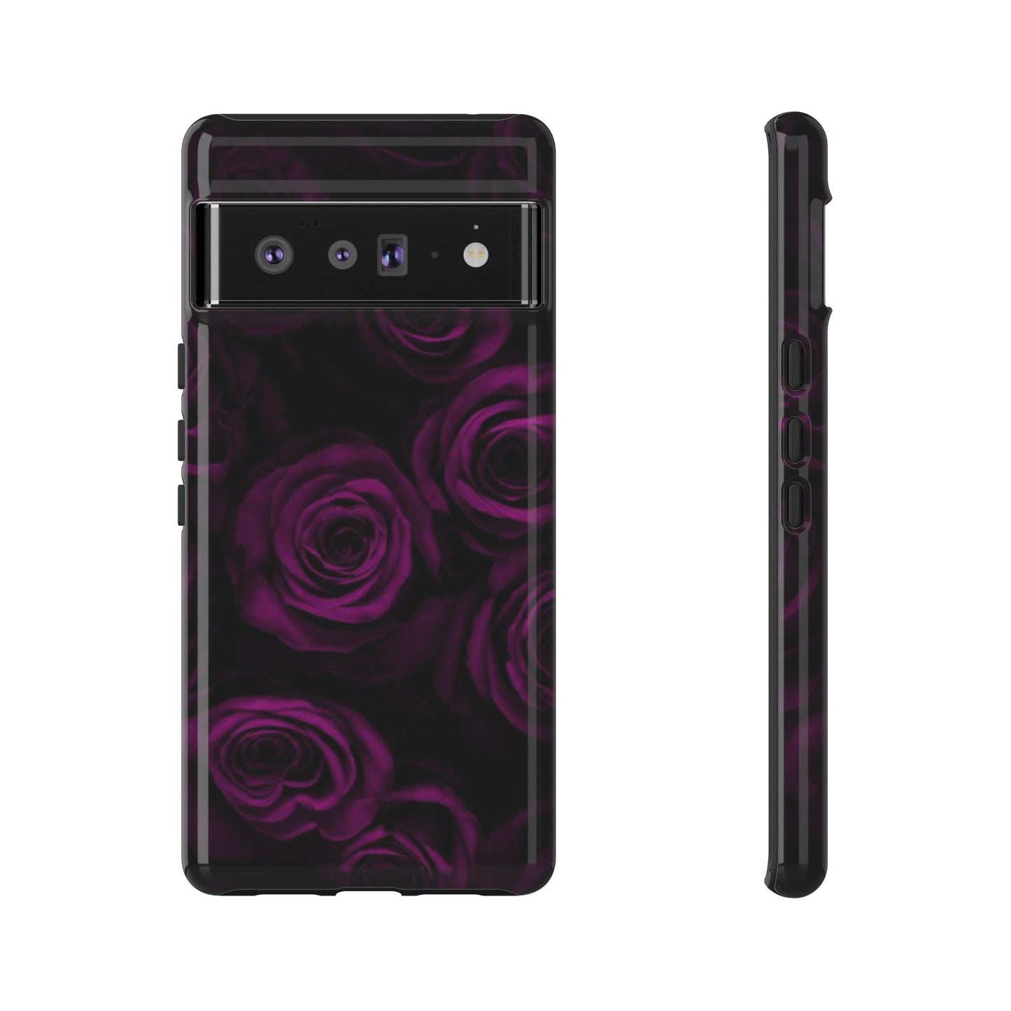 Dark Purple Roses Phone Tough Case