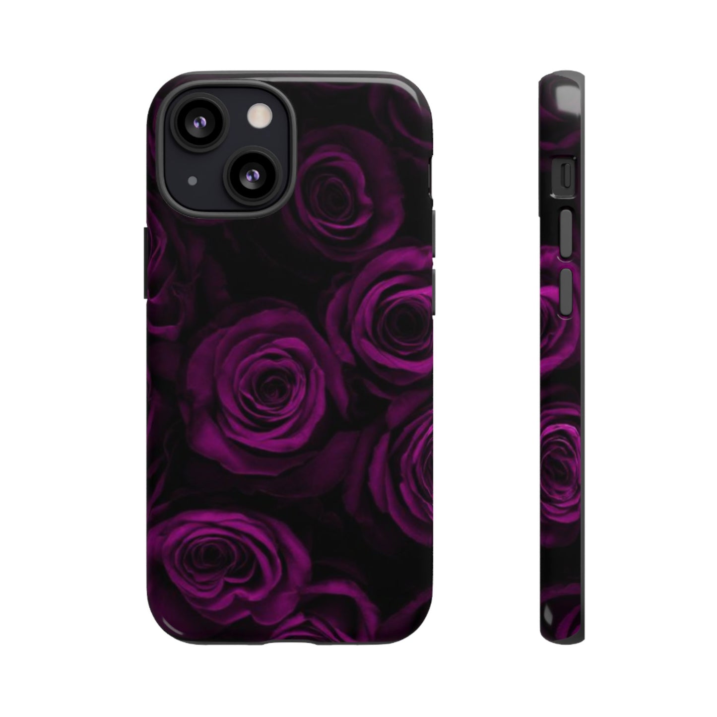 Dark Purple Roses Phone Tough Case
