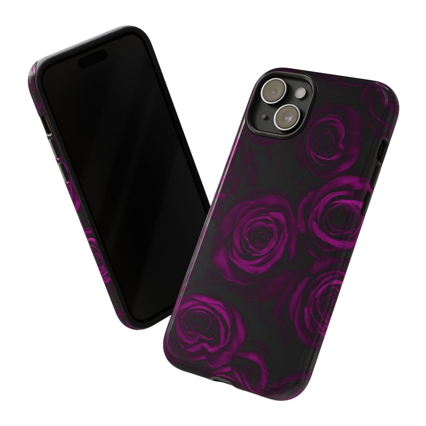 Dark Purple Roses Phone Tough Case