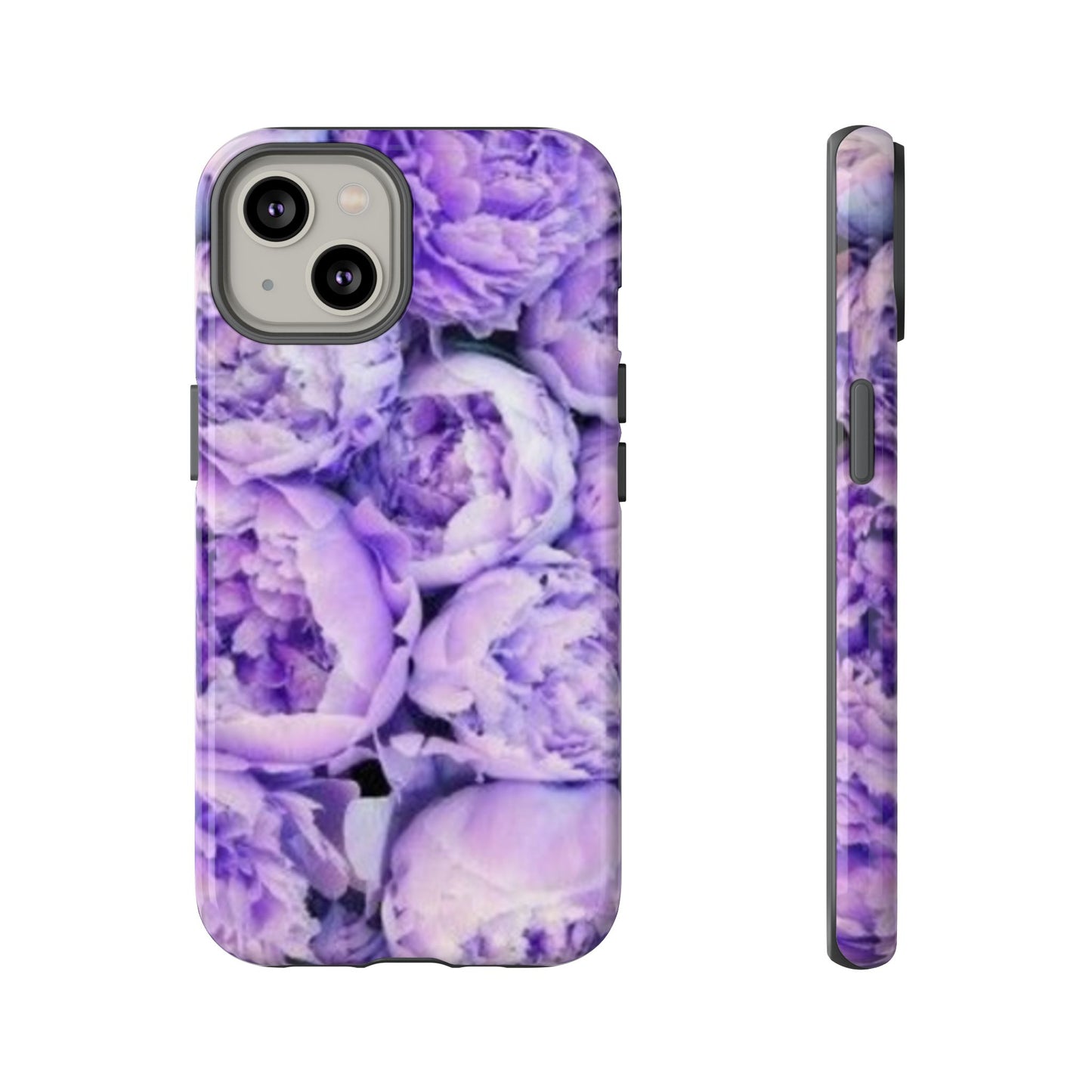 Purple Peony Tough Phone Case