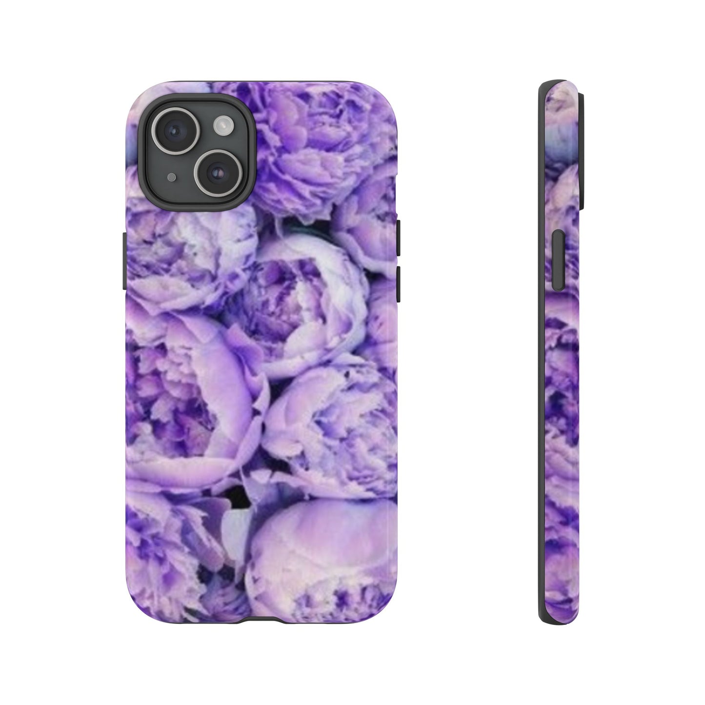 Purple Peony Tough Phone Case