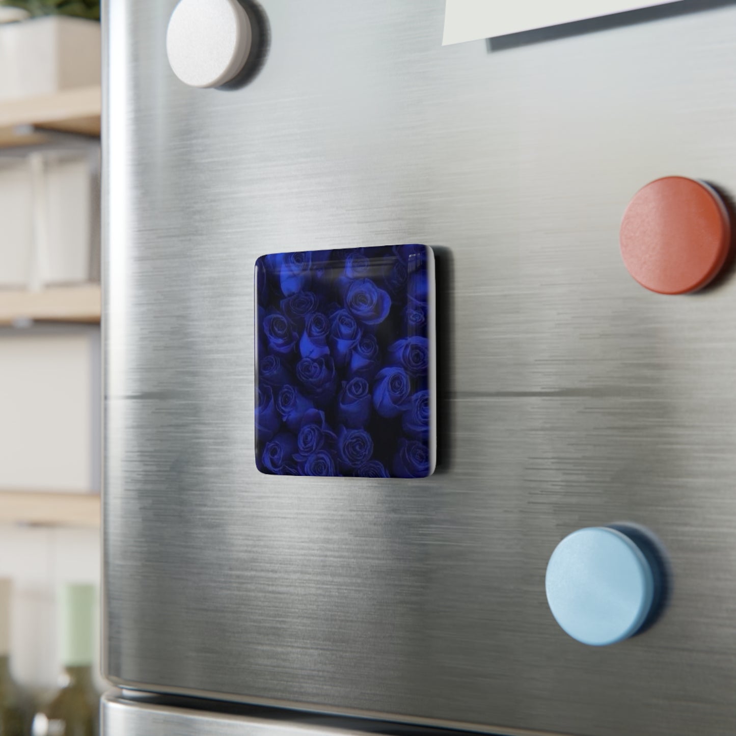Dark Blue Roses Magnet