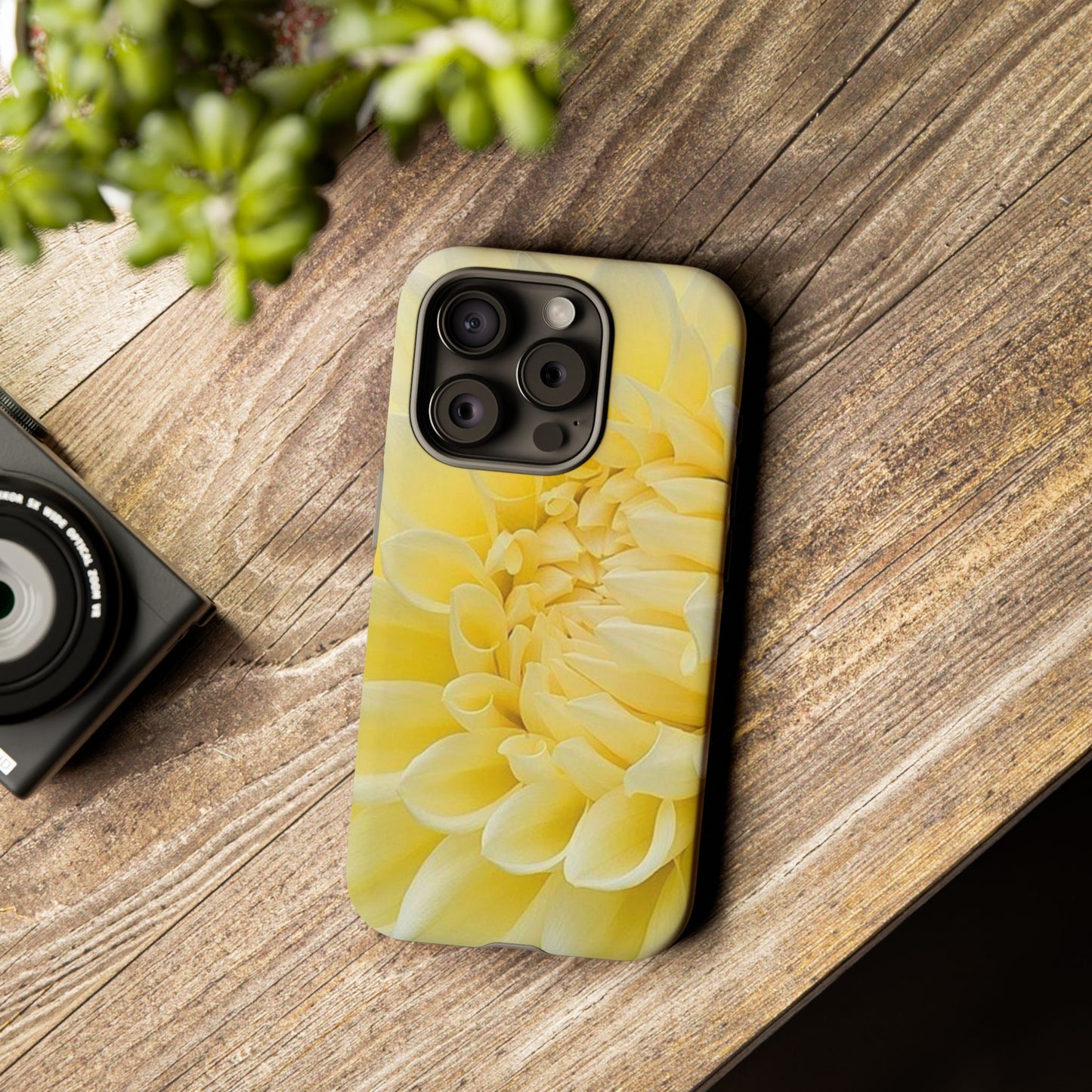Yellow Dahlia Phone Tough Case
