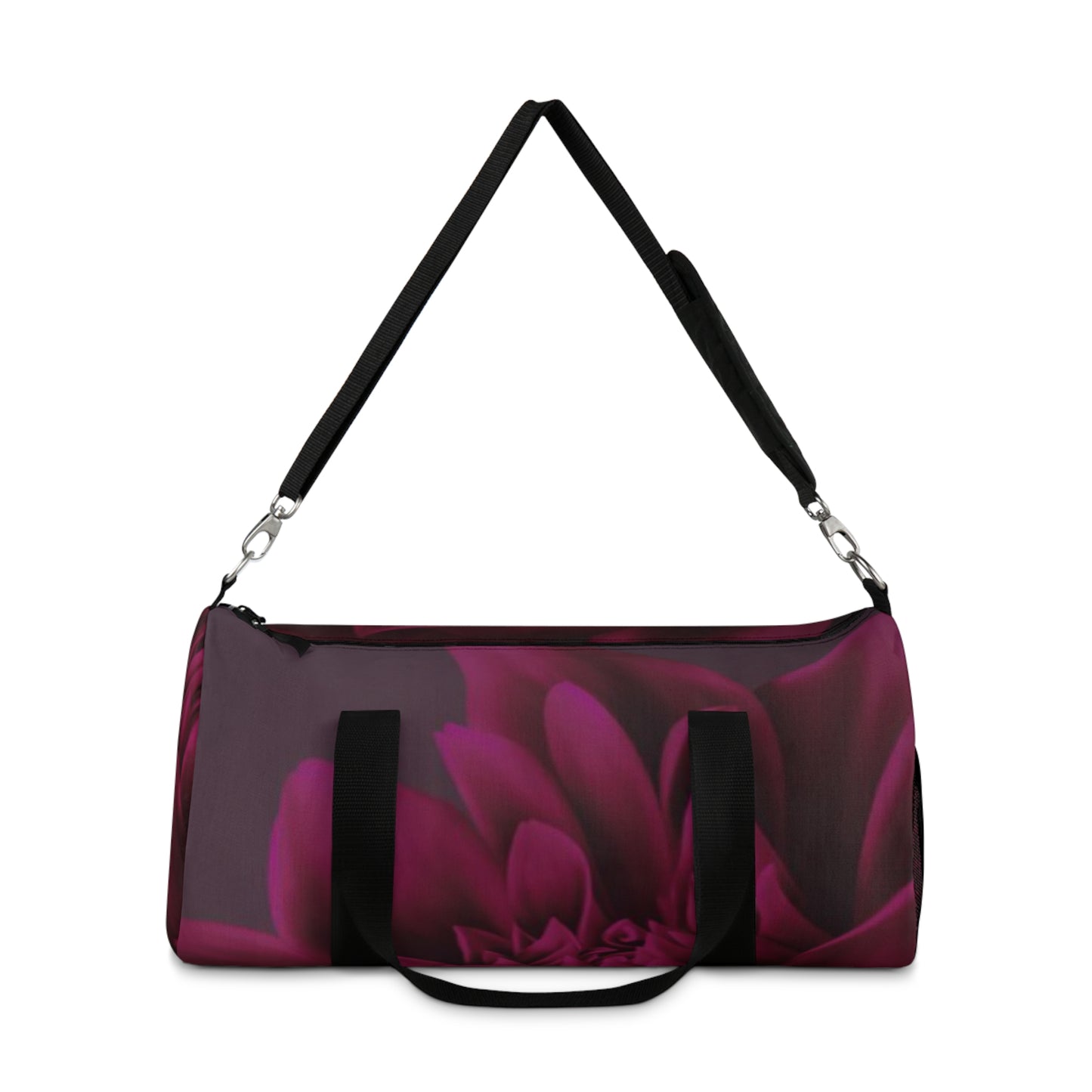 Magenta Dahlia Duffel Bag