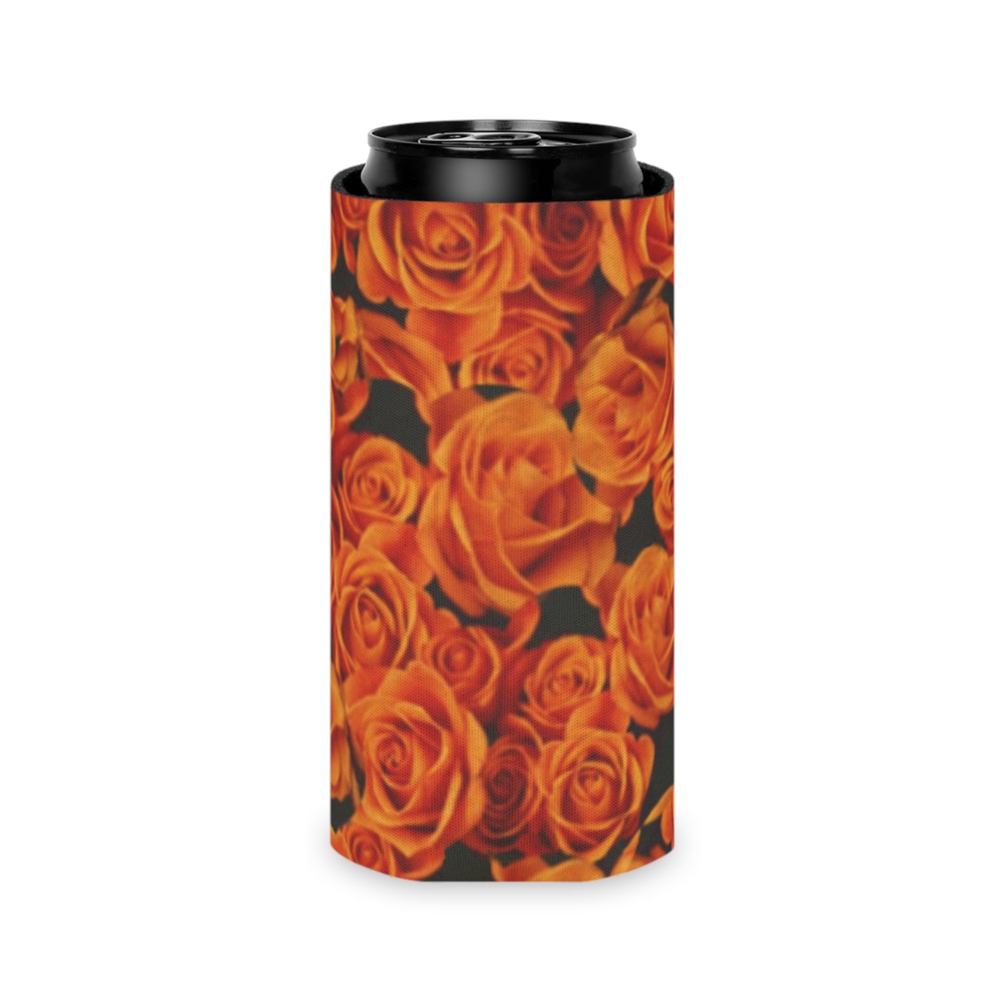 Orange Roses Can Cooler