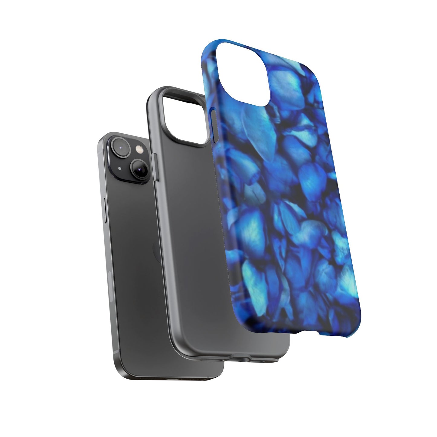 Blue Petals Tough Phone Case
