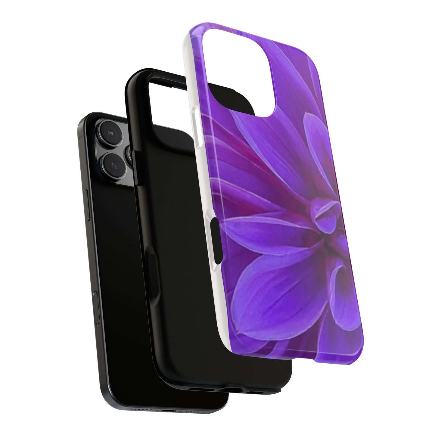 Purple Dahlia Tough Phone Case