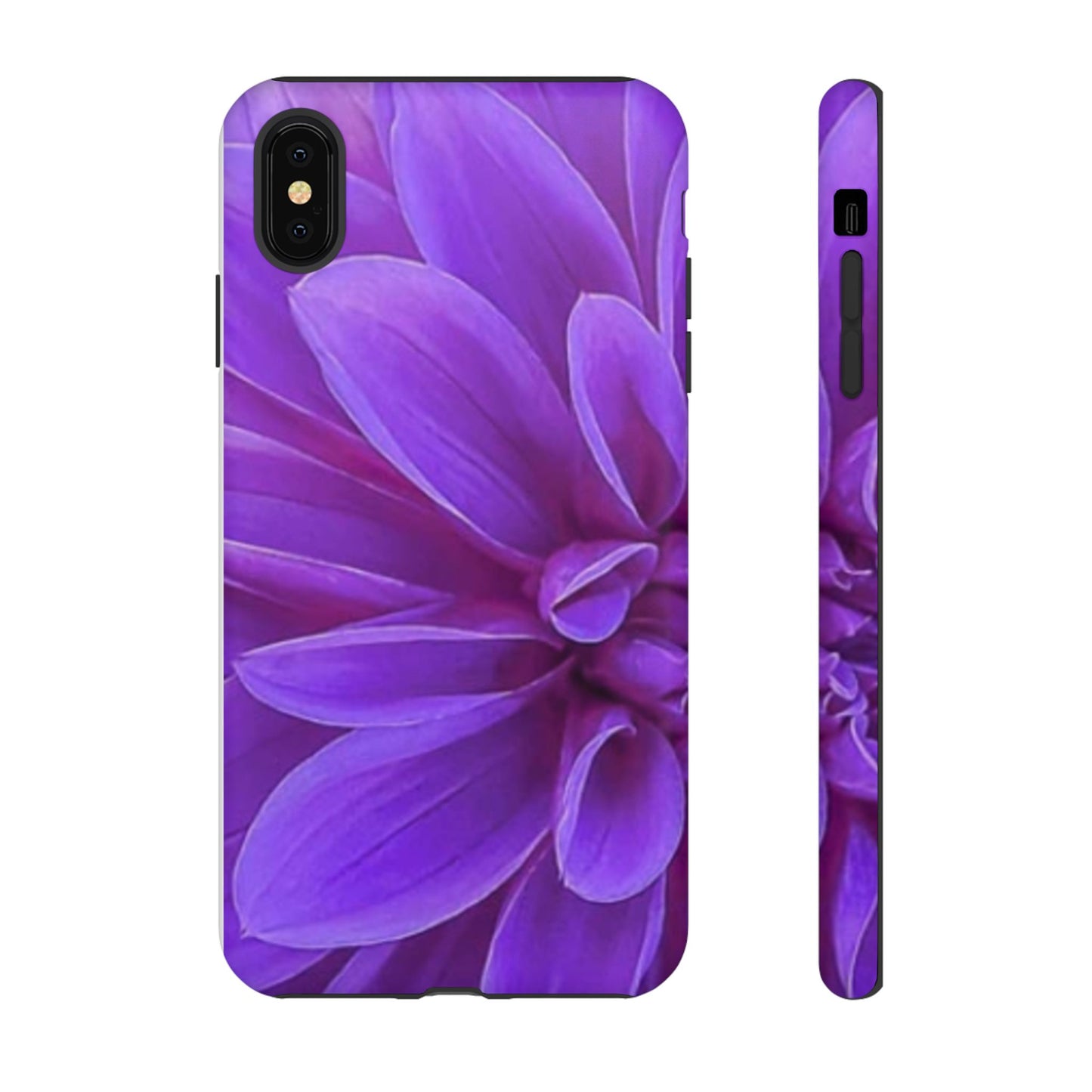 Purple Dahlia Tough Phone Case