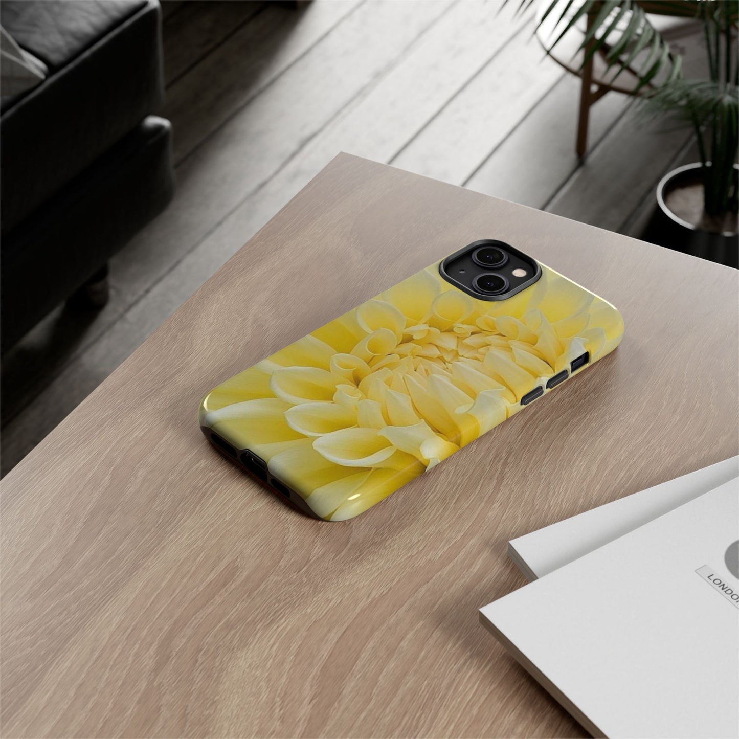 Yellow Dahlia Phone Tough Case