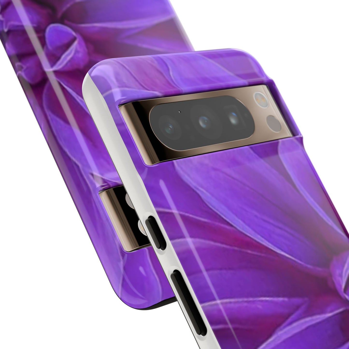 Purple Dahlia Tough Phone Case