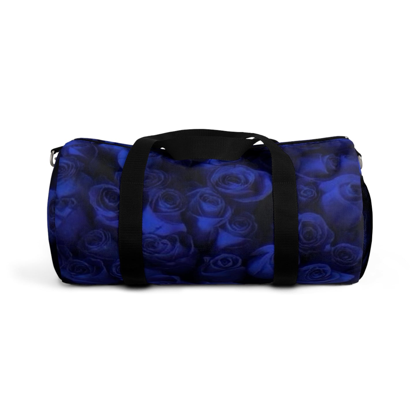 Dark Blue Roses Duffel Bag