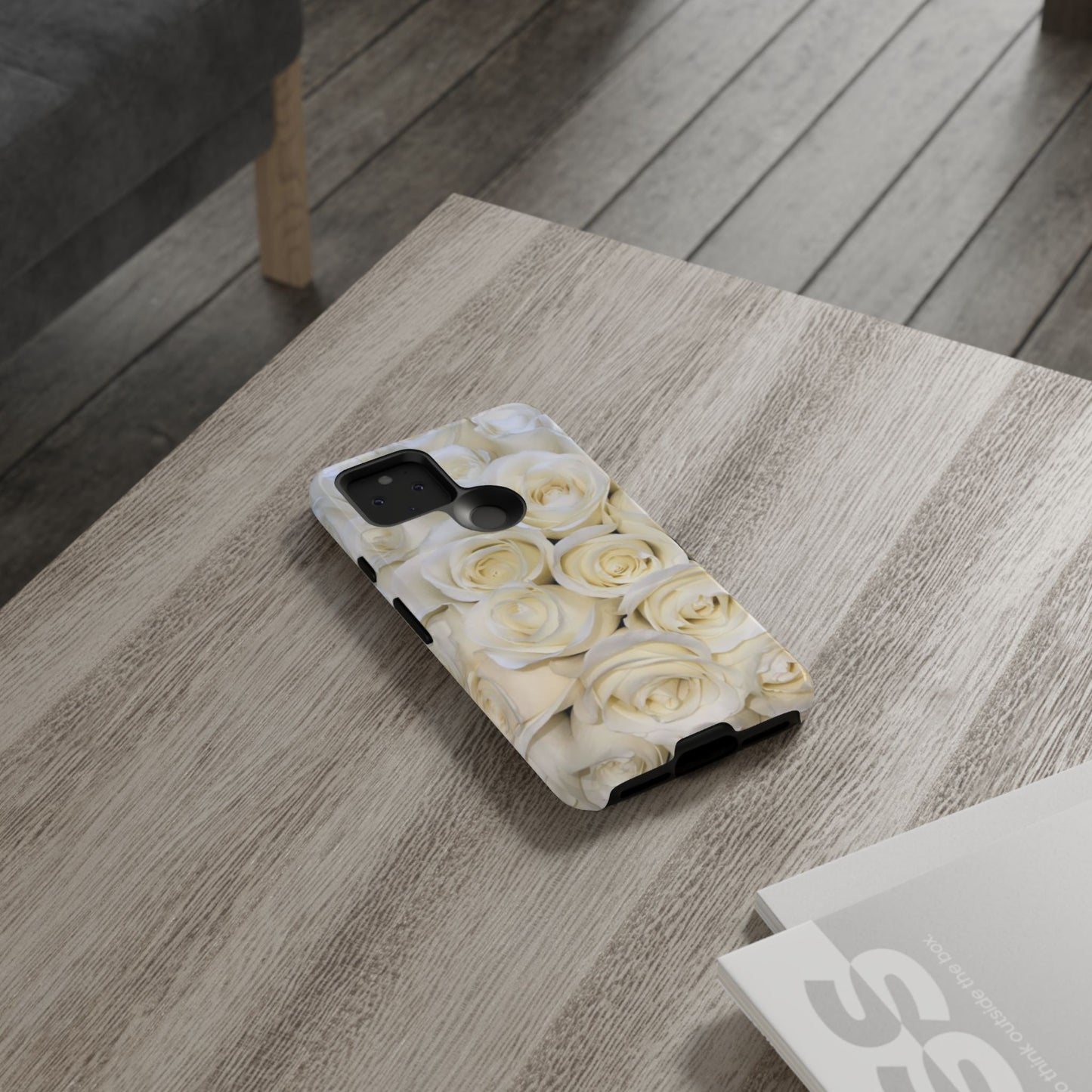 White Roses Tough Phone Case