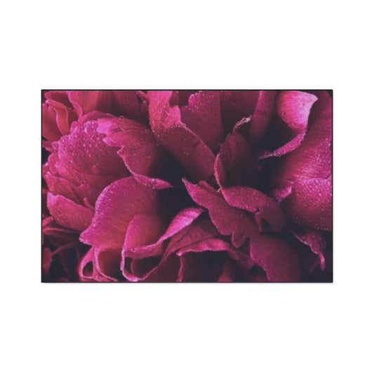 Heavy Duty Floral Floor Mat Magenta | Durable Rug with Non-Slip Backing