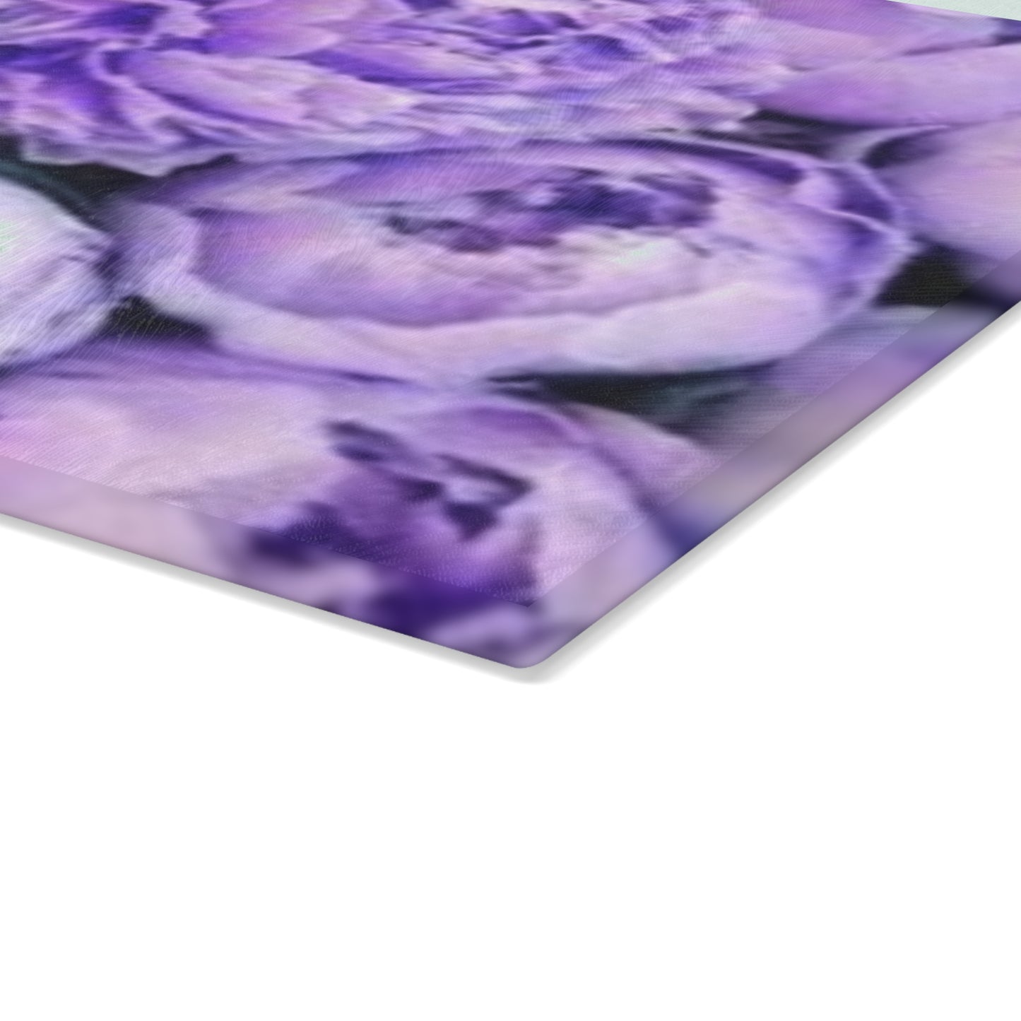 Purple Peony Cutting Board