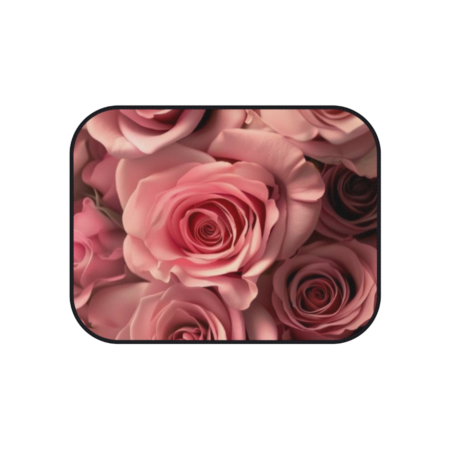 Pink Roses Car Mats (Set of 4)