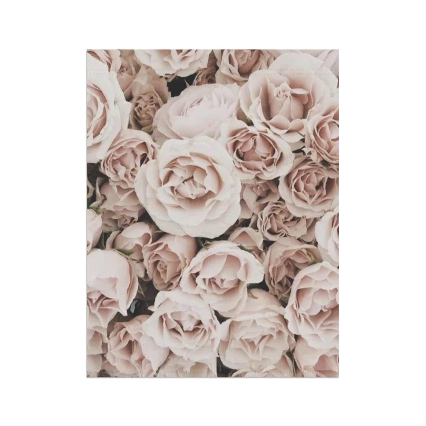 Light Pink Floral Garden and House Banner – Romantic Porch Decor