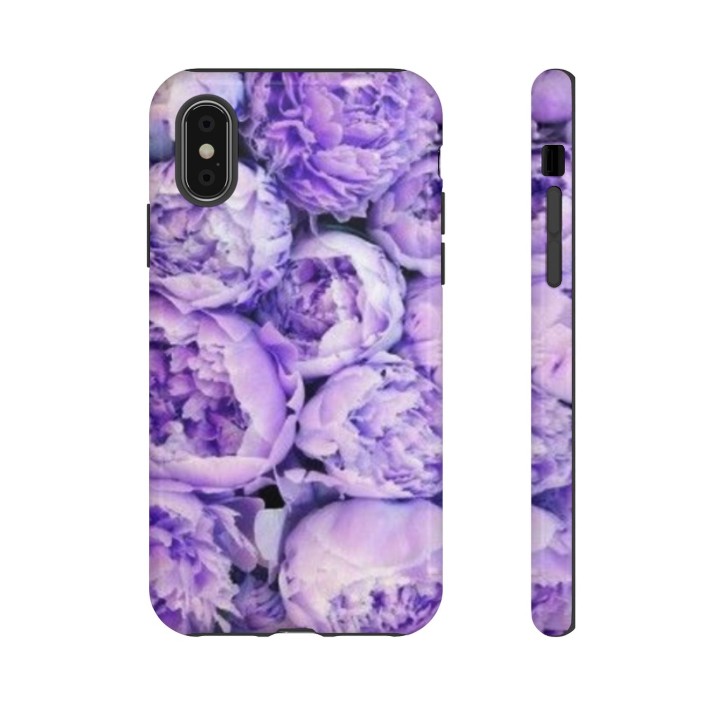 Purple Peony Tough Phone Case