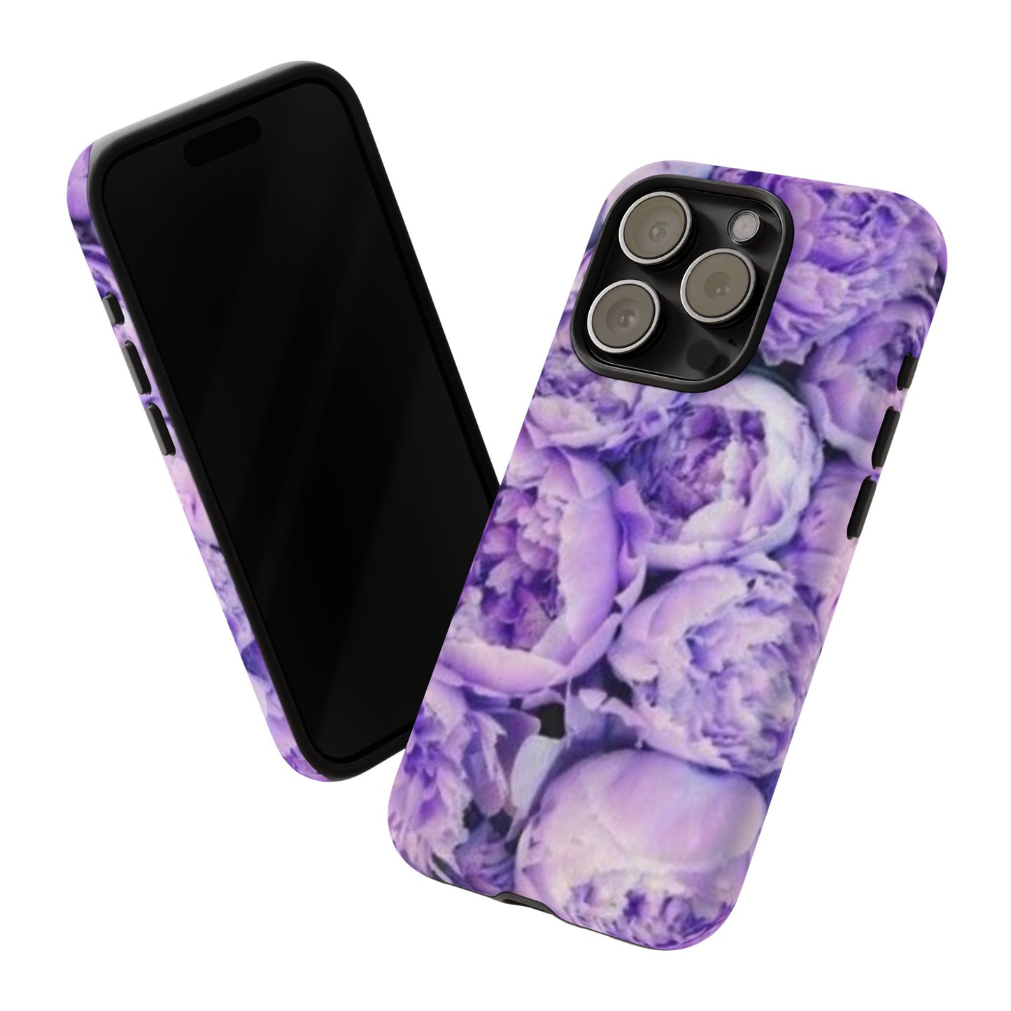 Purple Peony Tough Phone Case