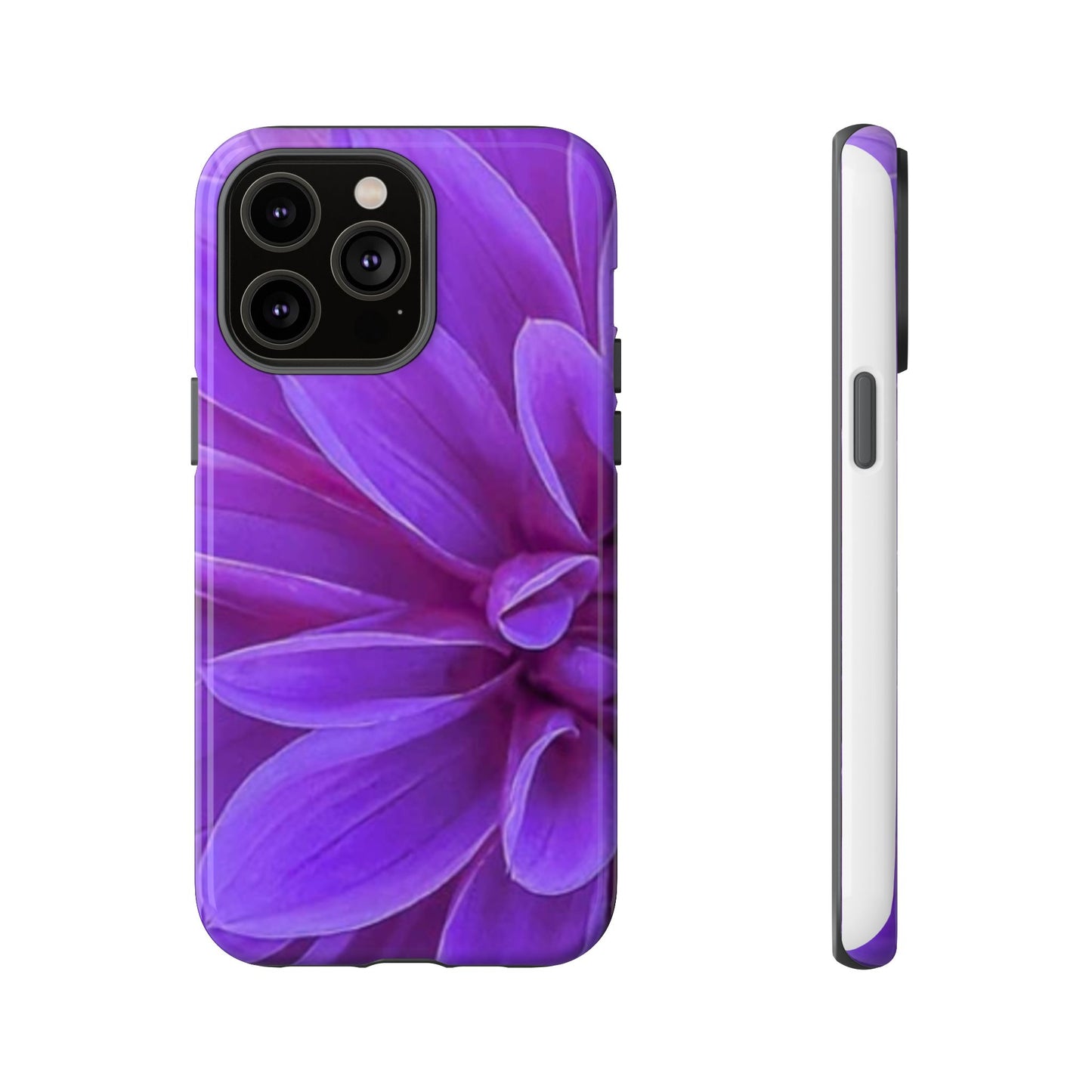 Purple Dahlia Tough Phone Case
