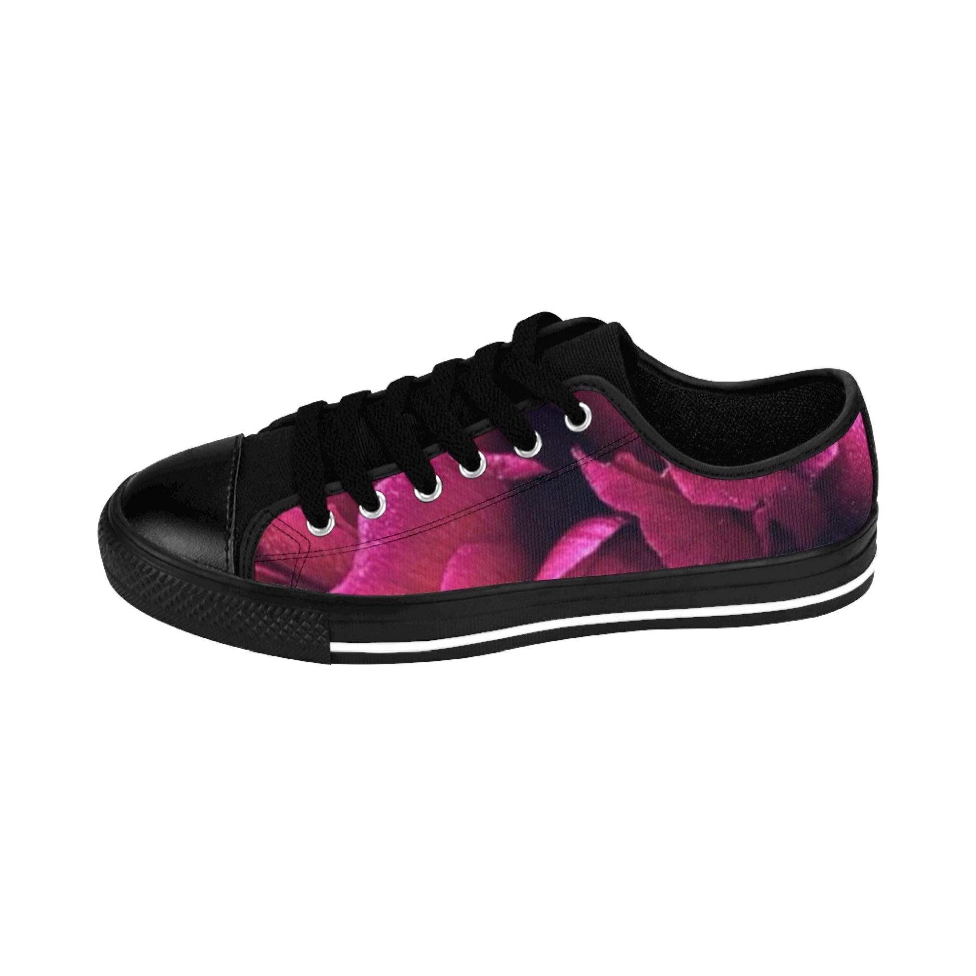 Magenta Comfortable Floral Sneakers – Vibrant & Fun