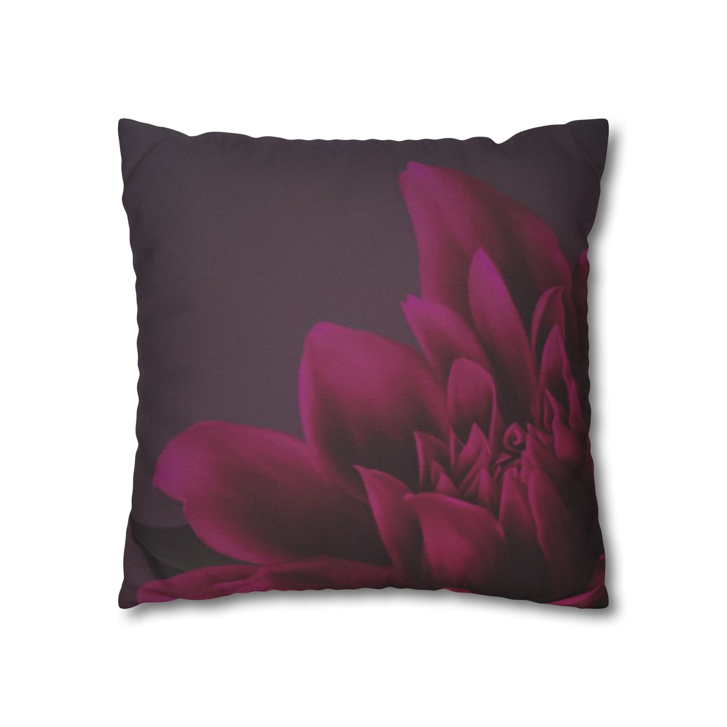 Magenta Dahlia Square Pillowcase