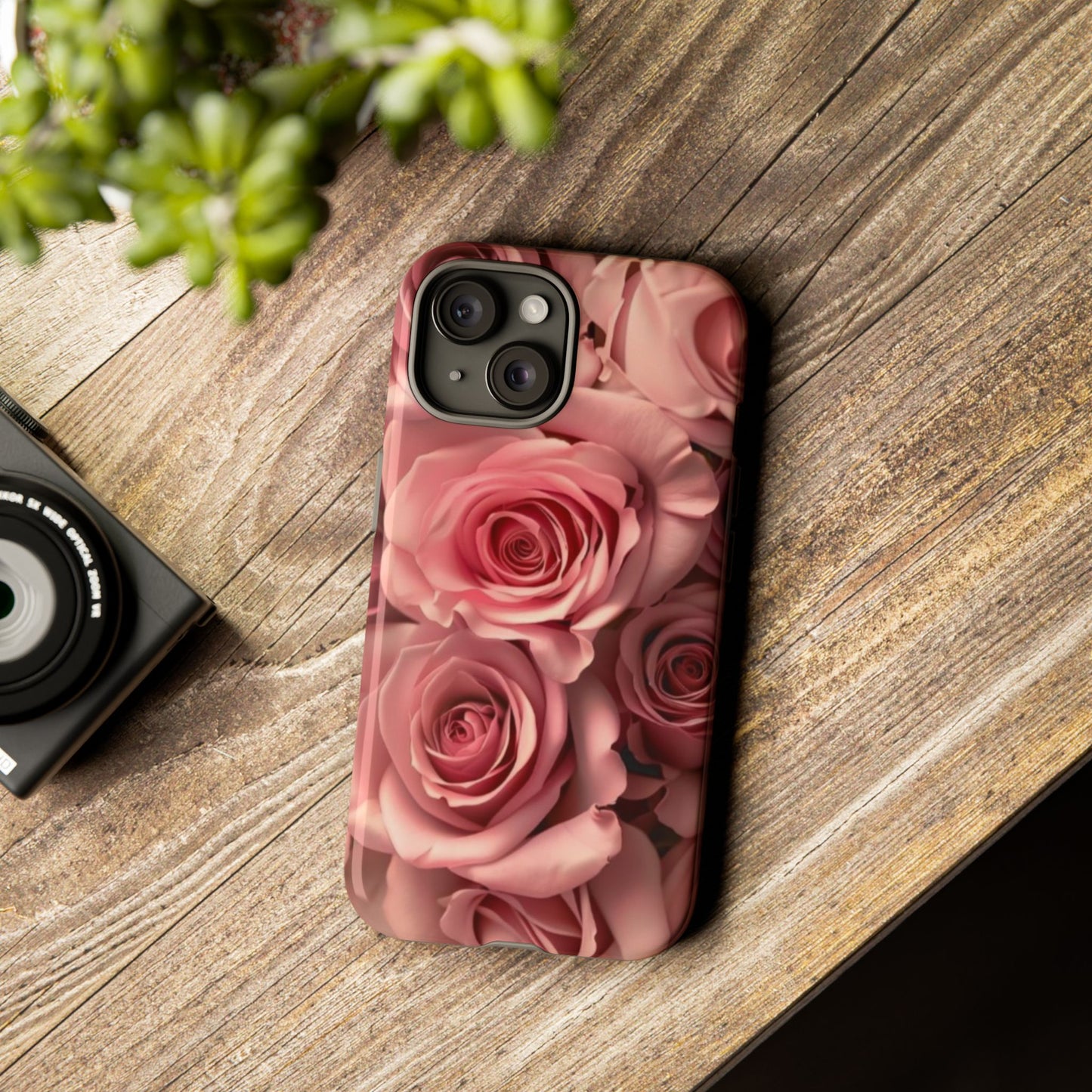 Pink Roses Tough Phone Case