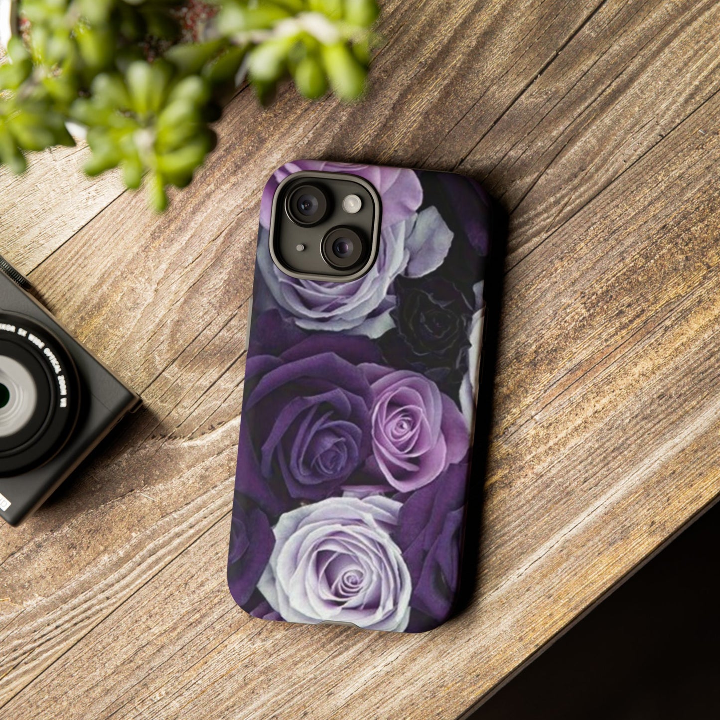 Purple Roses Tough Phone Case