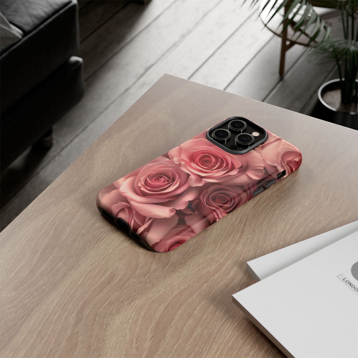 Pink Roses Tough Phone Case