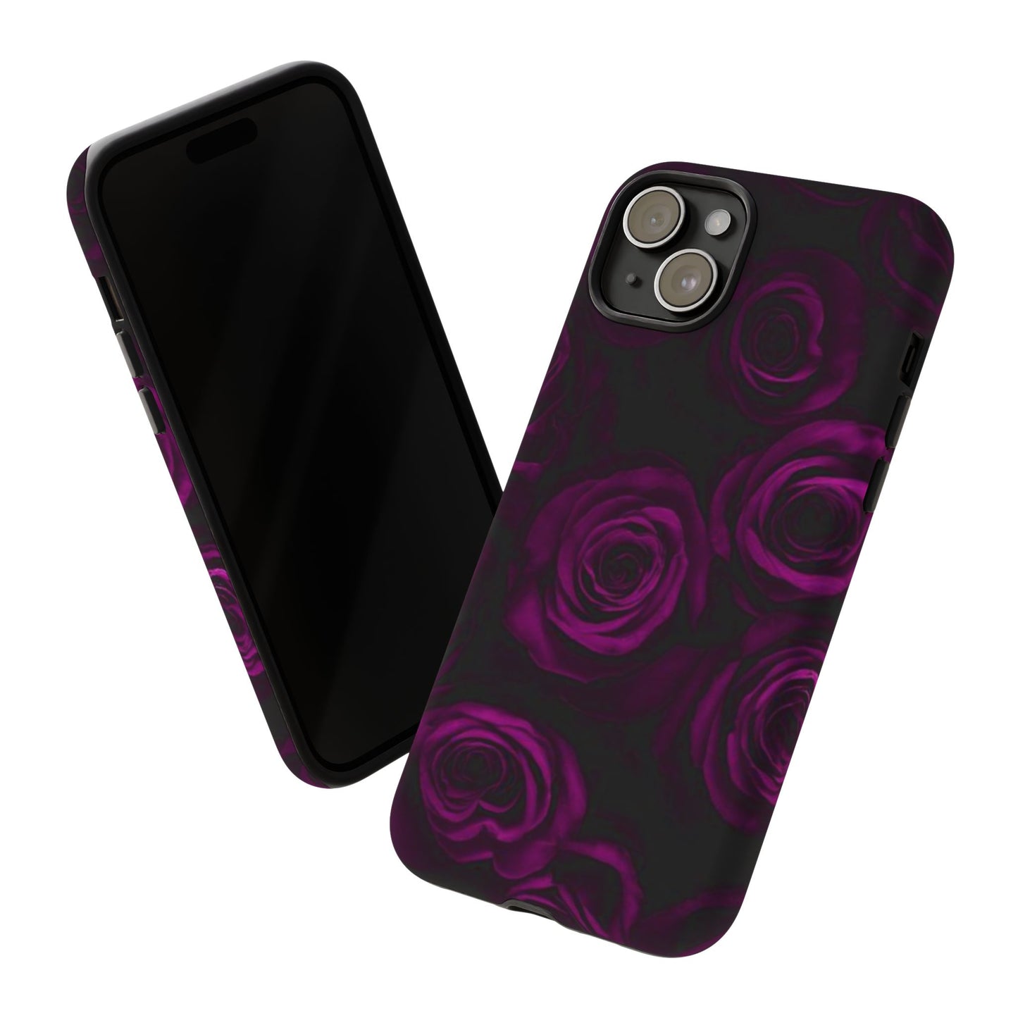 Dark Purple Roses Phone Tough Case