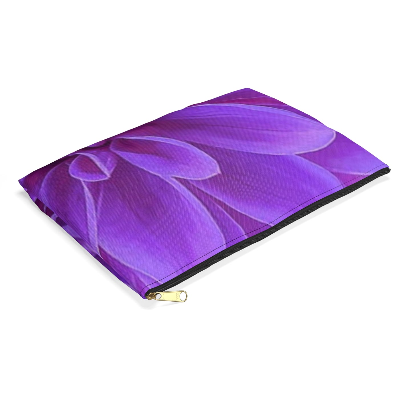 Purple Dahlia Accessory Pouch