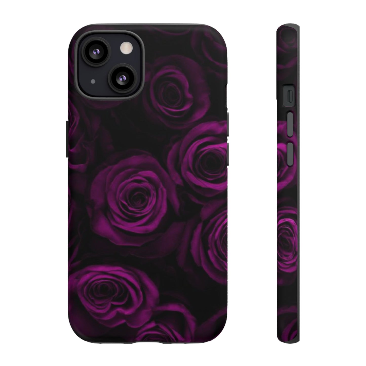Dark Purple Roses Phone Tough Case