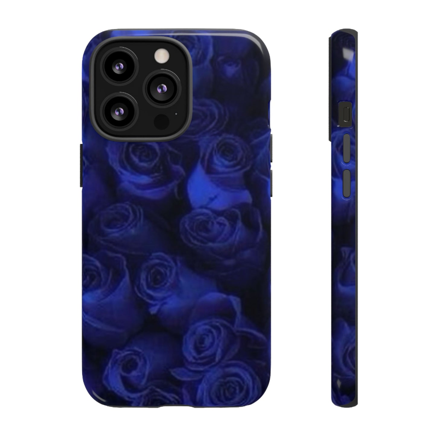 Dark Blue Roses Tough Phone Case
