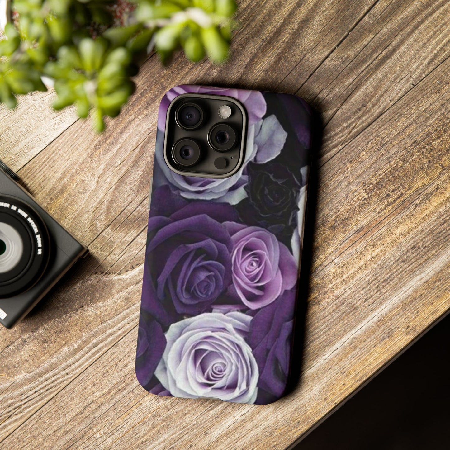 Purple Roses Tough Phone Case
