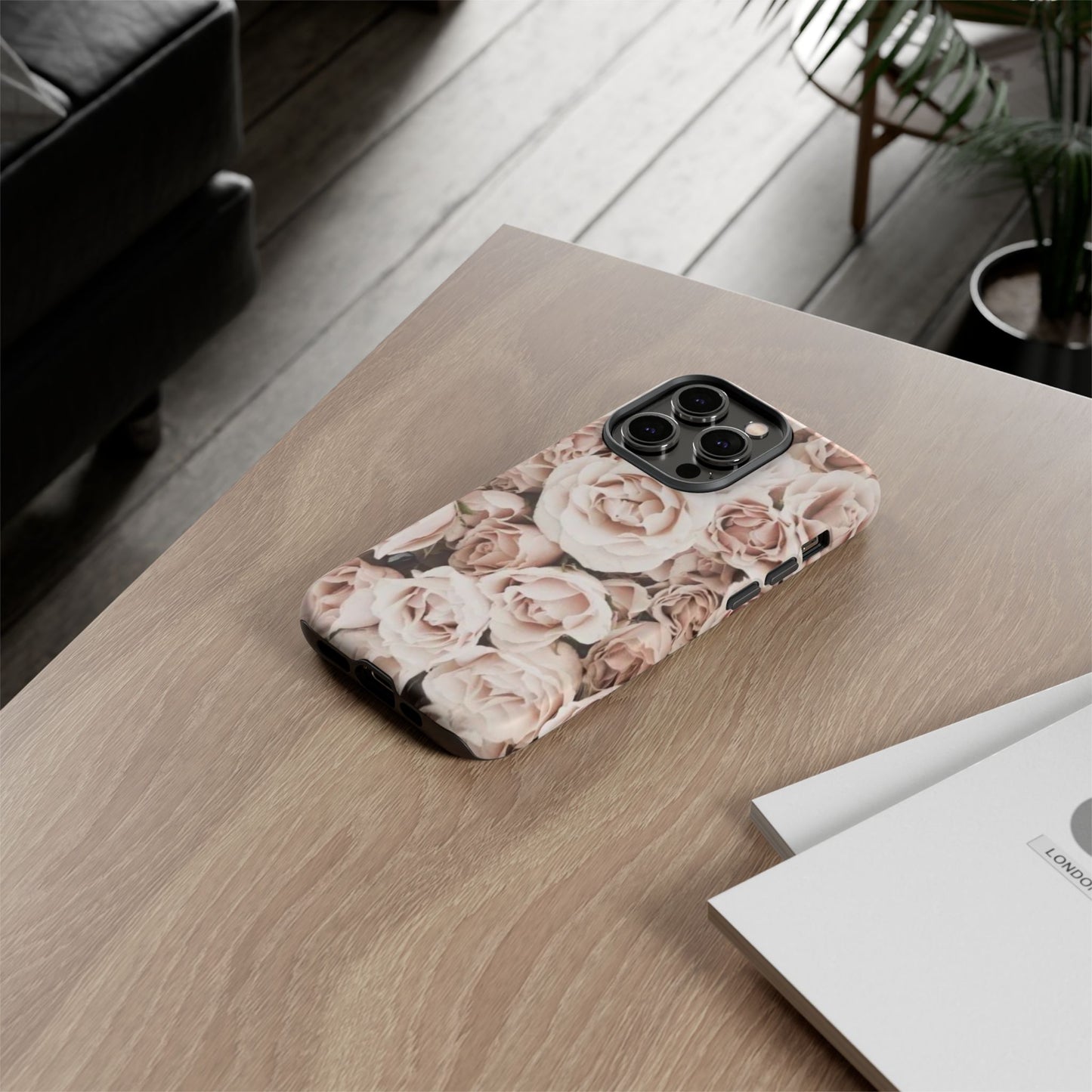 Light Pink Roses Tough Phone Case